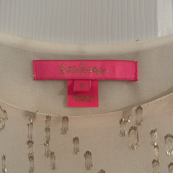 Lilly Pulitzer Holiday Top - Size Small - Picture 2 of 3